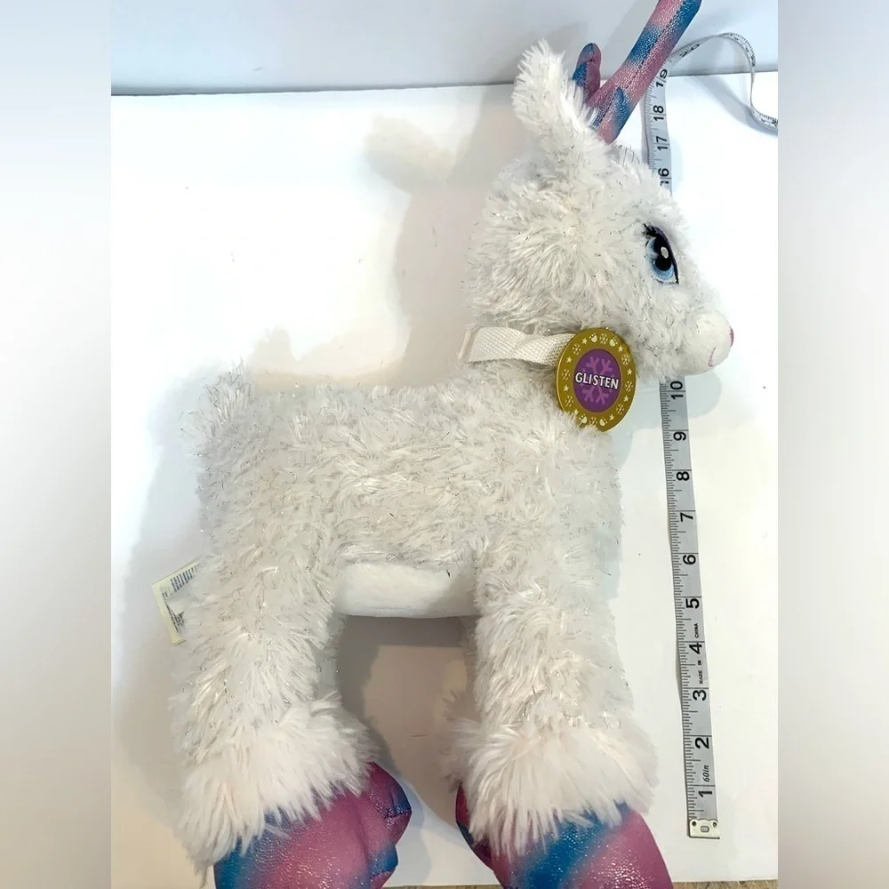 BAB Workshop 2017 Glisten the Reindeer White 20” Plush No Light Christmas